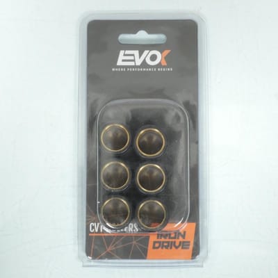 Galet rouleau de variateur EVOK pour scooter Piaggio 180 Hexagon GTX 2000 21x17 12Grs / 100480117 Neuf