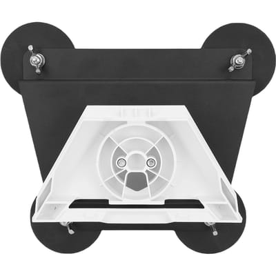 Support de toit de voiture satellite magnétique en acier et plastique Support de montage pour antenne satellite avec 4 aimants puissants pour la maison white