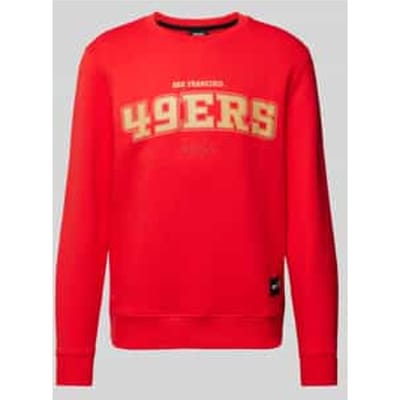 Sweatshirt met labelpatch, model 'NFL'