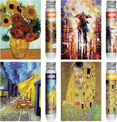 Kleine Puzzel Kunst voor Volwassenen, 150 Stukken, Mini Puzzels, Uitdagende Micro Puzzel, Reis Puzzel, Cadeau voor Thuisdecoratie (15 x 10 cm)