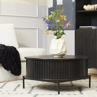 Starfurn - Salontafel Madison - Zwart - 80x80x40 cm