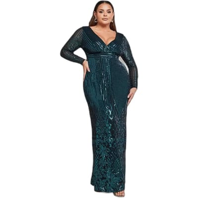 Strakke damesjurk Goddiva Sequin