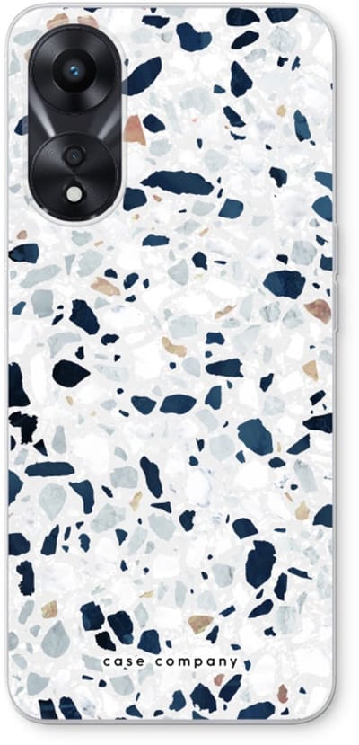 Case Company® - Hoesje geschikt voor Oppo A78 5G hoesje - Terrazzo N°1 - Soft Cover Telefoonhoesje - Bescherming aan alle Kanten en Schermrand