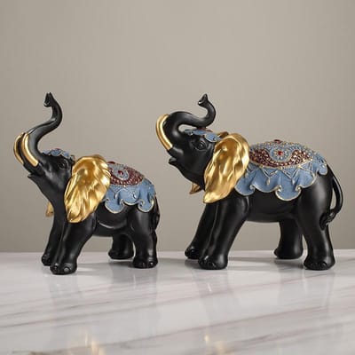 Olifanten Ornamenten Om Rijkdom Aan Te Trekken en Olifant Verhuist Naar Nieuw Huis Woonkamer Salontafel TV-Meubel Decoratie Opening Huwelijksgeschenk Decoratie