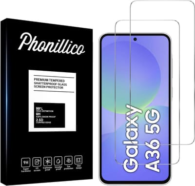 Screenprotector geschikt voor Samsung Galaxy A36 5G - 2 stuks Beschermglas van glas Transparante glazen schermbeschermfolie