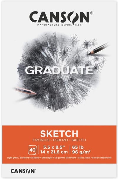 Canson - schetsblok - Graduate Series Sketch Pad - C525008008