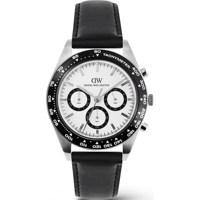 Daniel Wellington DW Watch Iconic Tachymeter Sheffield Silver 42mm