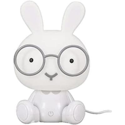 Tafellampen Cmp Veilleuse Lapin tactile blanc et gris