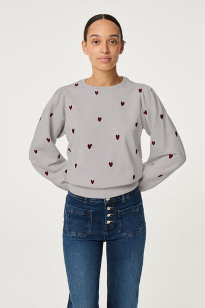 Fabienne Chapot Dina Sweater Truien & vesten Dames - Sweater - Hoodie - Vest- Lichtgrijs - Maat XS