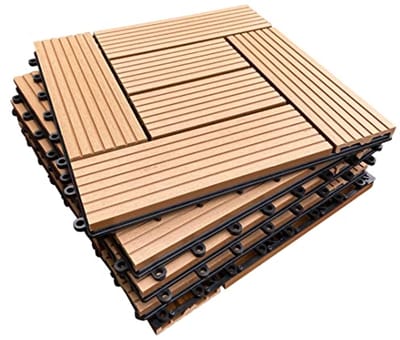 Composiet Terrastegels voor Tuin en Balkon - Onderhoudsarm en Eenvoudige Installatie, 30 x 30 cm