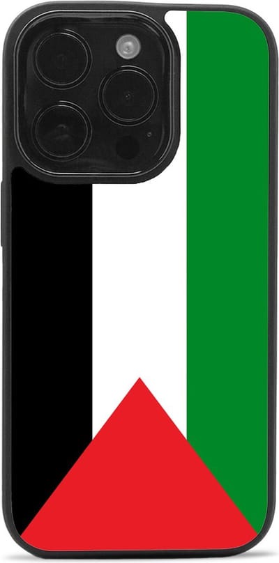 Palestina vlag - Iphone 16 Pro hoesje - Magsafe hoesje - Iphone hoesje met Magsafe