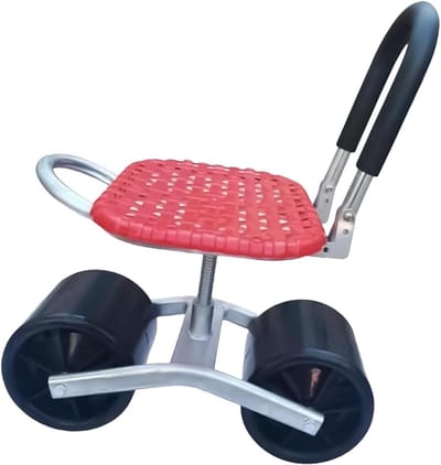 Rolstoel Tuin - Tuinstoel met wielen - Comfortabel tuinieren - In hoogte verstelbaar - 367 x 317 x 27 cm