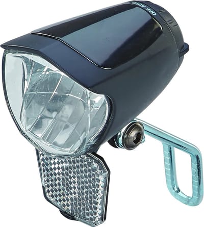 LED-koplamp 70 Lux met sensorautomaat en parkeerlicht - Geschikt voor naaf- en zijdynamo