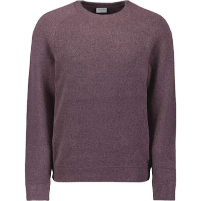 No Excess Pullover Crewneck Soft Wool Blend Dark Wine Size: XL | Sweaters Outlet | Heren |
