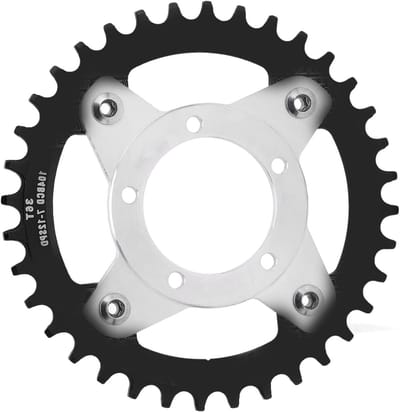 Chainring Adapter 36T 104BCD voor Mid-drive Motoren, Geschikt voor BBS01 en BBS02, Conversie Accessoires voor Fietsen