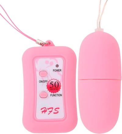 Fifty - Vibrerend Eitje met Afstandsbediening - Roze