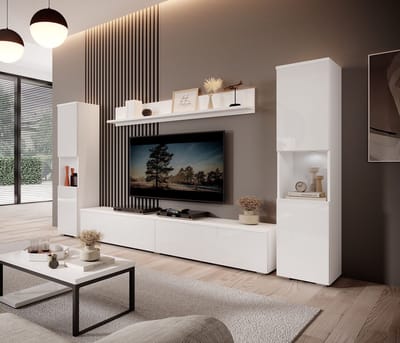 Meubella - Wandmeubel Pure XL - Wit