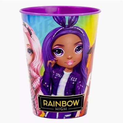 Rainbow Hoge beker, kunststof 260 ml, Kunststof beker rainbow, Beker Rainbow, Rainbow