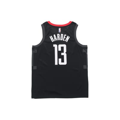 Nike NBA Contrast Basketbalshirt Vest, Fan Edition, Rockets, Harden Nr. 13 Mannen Tops Zwart 877206-010 M