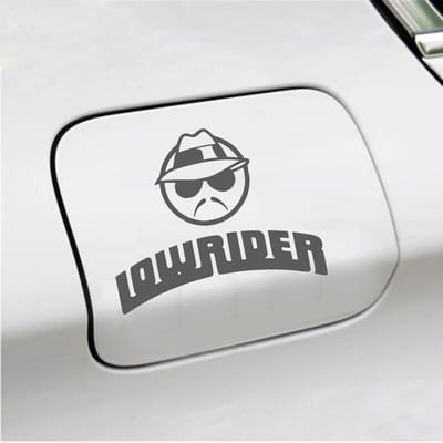 Bumpersticker - Low Rider - 12,5 X 15,6 - Antraciet