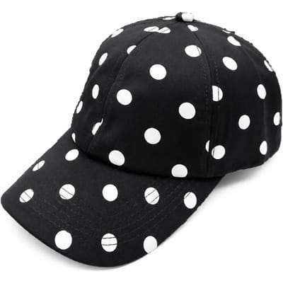 Nouvelle Casquette de Baseball à Pois Soft-Top Large Bord Réglable Chapeau Décontracté Polyvalent Protection Solaire Chapeau de Soleil Pour Femmes Hommes black