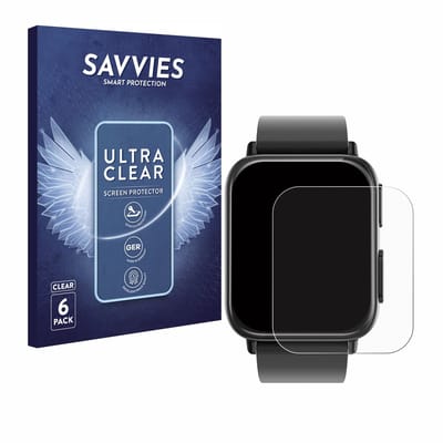 Savvies - Screenprotector voor Kardena Care Plus 2 - Folie Beschermfolie transparant 6 Stuks