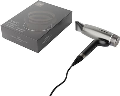 ghd – Speed – Föhn – Haardroger met Halo Dual-airflow – Ultrasnelle Ionische Technologie – 2100W – 4 Standen – Titanium Zwart