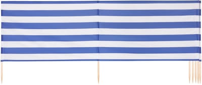 Garronda 5m Strand Windscherm Met Stokken - Windscherm Strand – Windscherm – Camping – Strepen-1 - LA-EX-Wb-5m