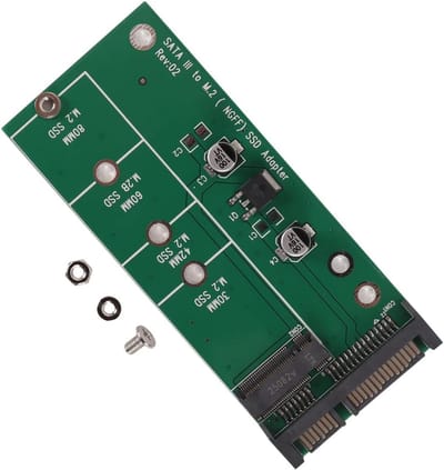 NGFF M.2 naar SATA Adapter B-Sleutel voor SSD, 2230 t/m 2280