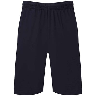 Fruit of the Loom Heren Iconic 195 Jersey Shorts (Deep Navy)