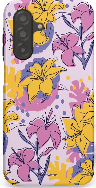 Casetastic Hoesje Geschikt voor Samsung A26 - Stijlvolle Beschermende Duo-layer Case - Flora Fantasia