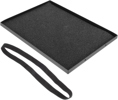 Projector Tray - Laptop Plate - Apparaat Stabiliseren - Robuuste Stalen Constructie - 33x24x1.5 cm - Zilver