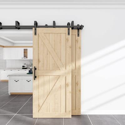 Dailygoods- Schuifdeur Handvat Dubbelzijdig - Vingertrek - Eenvoudige Installatie - Inclusief Schroeven - Rustieke Stijl - Geschikt voor Schuifdeur - Deurklink