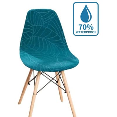 New Leaf Waterdichte Shell Stoelhoes Effen Kleur Jacquard Zonder Armleuningen Stoelhoes Heteroseksuele Stofdichte Stoelhoes 1 Piece Chair Cover