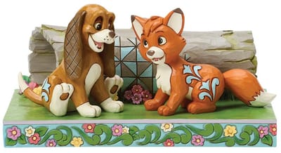 Cap und Capper - Disney Verzamelfiguren - Fox The Hound - voor Geen - meerkleurig