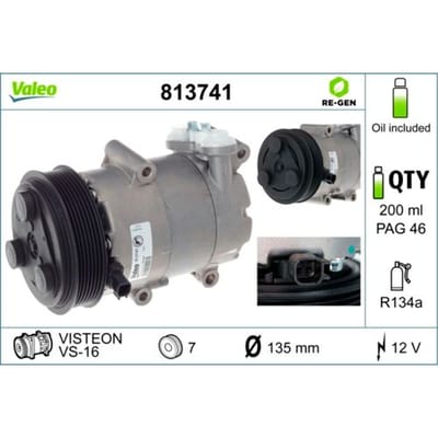 Airco-compressor VALEO RE-GEN - AT VALEO 813741