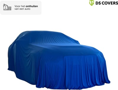 REV Onthullingshoes Auto – Premium Auto Cover voor Showroom, Presentatie & Bescherming – Maat L – Blauw