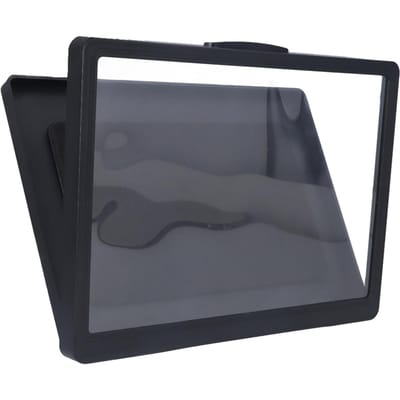 Badkamer Waterdicht Anti-Condens Touchscreen Mobiele Telefoon Hoes Wandmontage Verzegelde Beschermhoes Computer Tablet Opberg 9802B Black