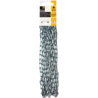 Sencys Staal Verzinkte Ketting - Staal - Verzinkt - 2x12mm - 2,5m
