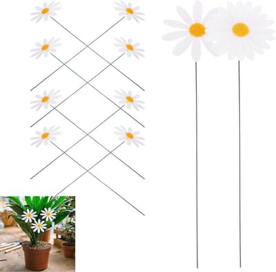 10 stuks kleurrijke madeliefjes tuinstekers voor buiten en binnen