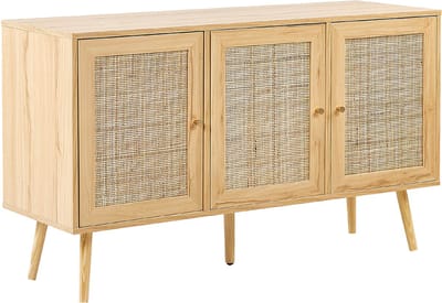 PEROTE - Sideboard - Lichte houtkleur - Rotan