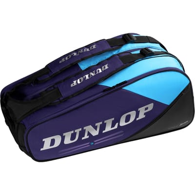 Dunlop -Tennistas- FX-PERFORMANCE 8RKT - Unisex Sporttas - Violet/Zwart/Cyaan