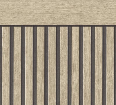 LATTENWAND PANEEL BEHANG | industrieel - Beige Bruin - A.S. Création Elements 2