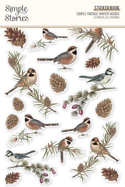Simple Stories - Simple Vintage Winter Woods Sticker Book (SIS19124)