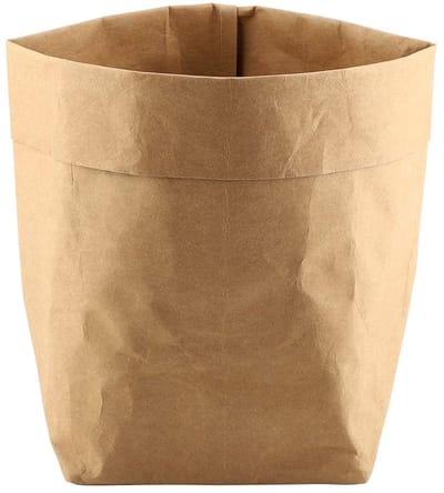 Dailygoods- Bloempot Groot - Herbruikbare Papieren Bloempot - Waterbestendig - Scheurbestendig - Duurzaam - Voor Binnen/Buiten - Plantenzak