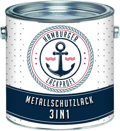 Metaalbeschermingslak 3-in-1 Zijdemat Roestwerend Deklaag Primer 5 Liter Zwartgrijs
