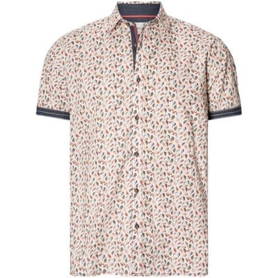 Babista herren Overhemd Met Korte Mouwen - 39/40 - wolwit - Plus Size