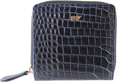Braun Büffel Portemonnee Amalfi Zip Wallet 6CS Navy Blauw