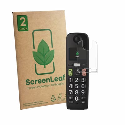 2 Stuks Screenprotector voor Panasonic KX-TGU130 - Hoogwaardige Beschermfolie transparant