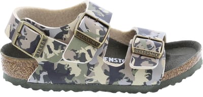 Birkenstock Milano Kinderslippers Small fit - Khaki - Maat 24
